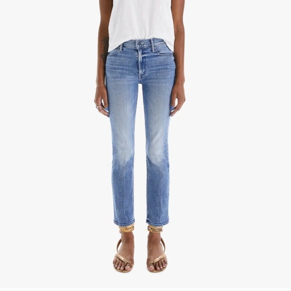 MOTHER - The Mid-Rise Dazzler AnkleJean in We The Animals Wash -Size 32